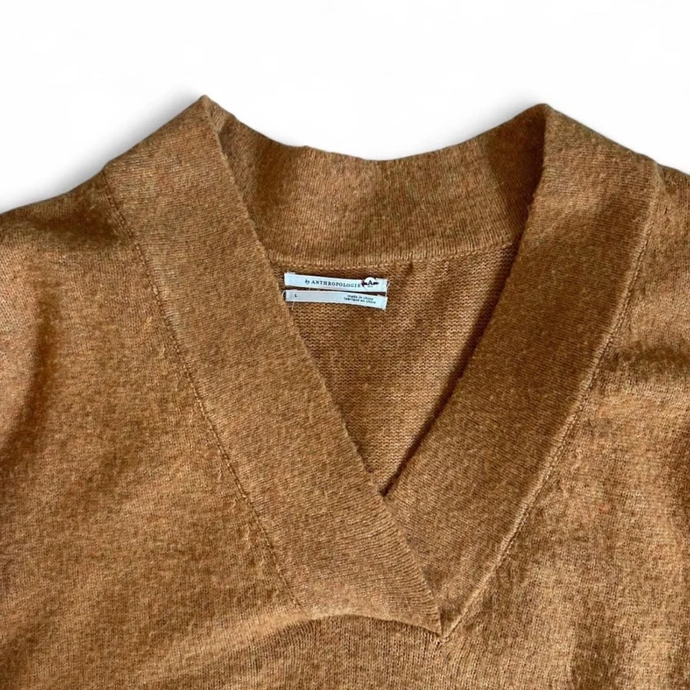 Anthropologie Marigold V-Neck Sweater – Size Large - Picture 7 of 7